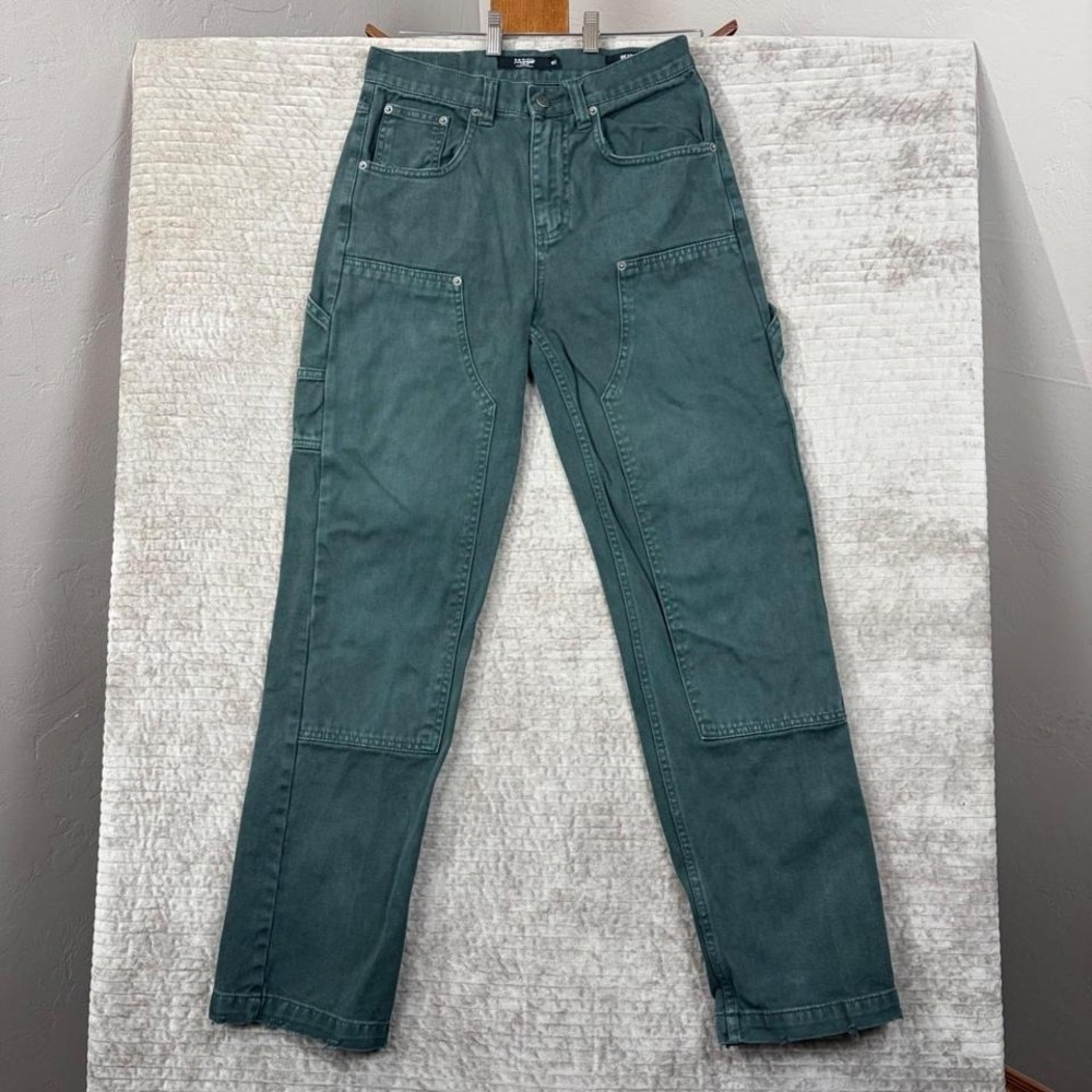 Jaded London Skate‎ Fit Green Double Knee Carpenter Jeans Mens W28 Utility Pants